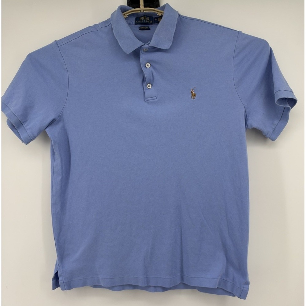 Polo Ralph Lauren Soft Classic Fit Polo Shirt Blue Men's Medium